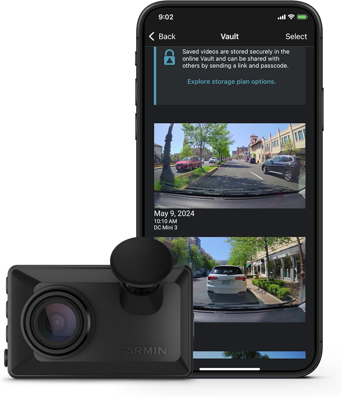 Garmin X110 1080p Dash Cam by Garmin — official product photo of the dash cam