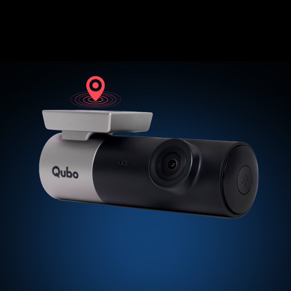 Qubo Pro GPS 1080p Dash Cam by Qubo — official product photo of the dash cam