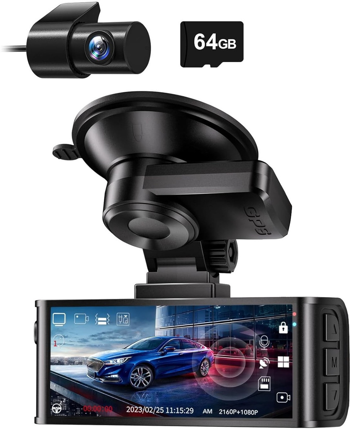 Redtiger F7N Touch 4K Dual Dash Cam by Redtiger — official product photo of the dash cam