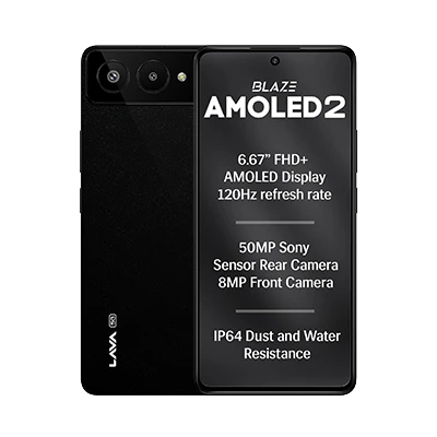 Lava Blaze AMOLED 2 official product image