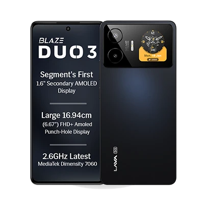Lava Blaze Duo 3 official image