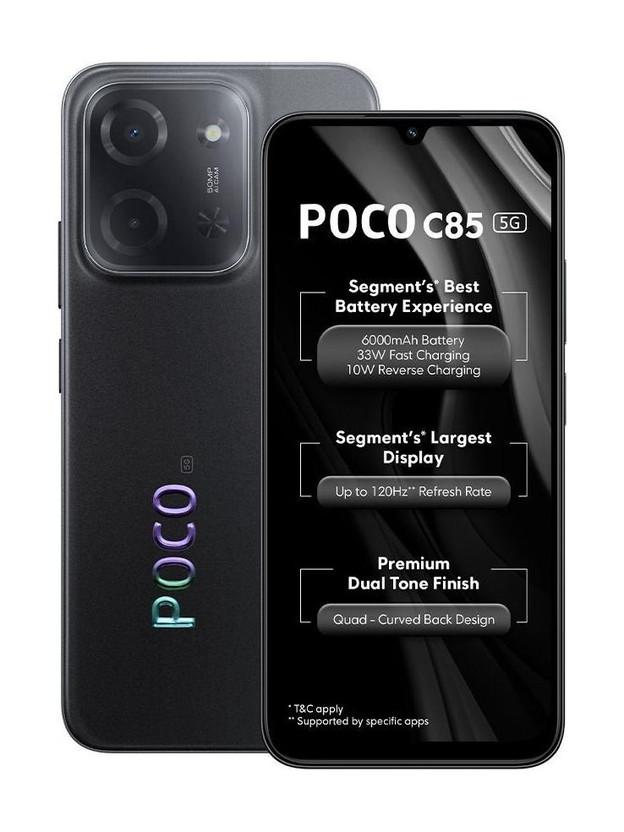 POCO C85 5G official image