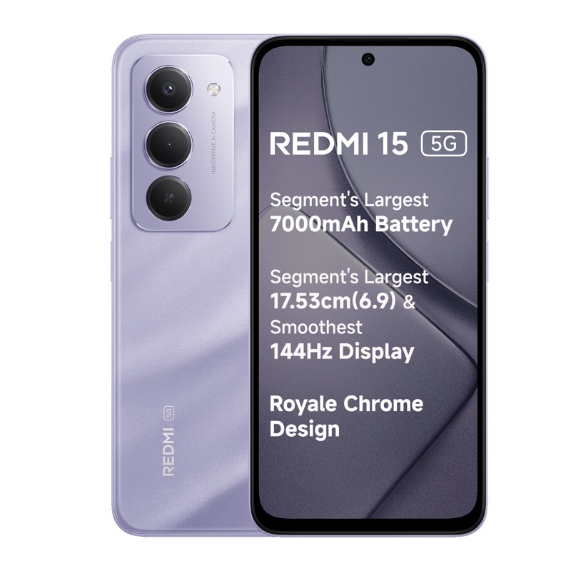 Redmi 15 5G official product image