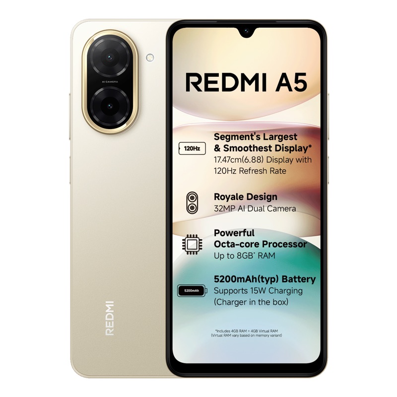 Redmi A5 official product image