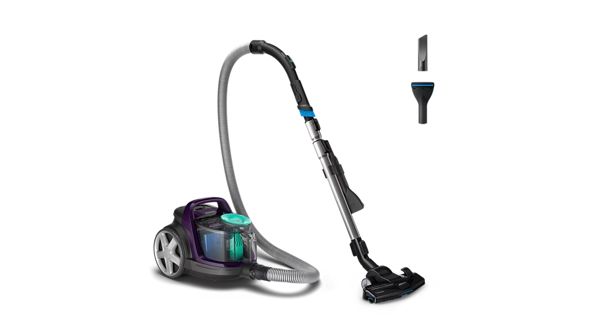 Philips PowerPro Expert FC9571/01 vacuum cleaner by Philips — product image showing the body, hose and cleaning head