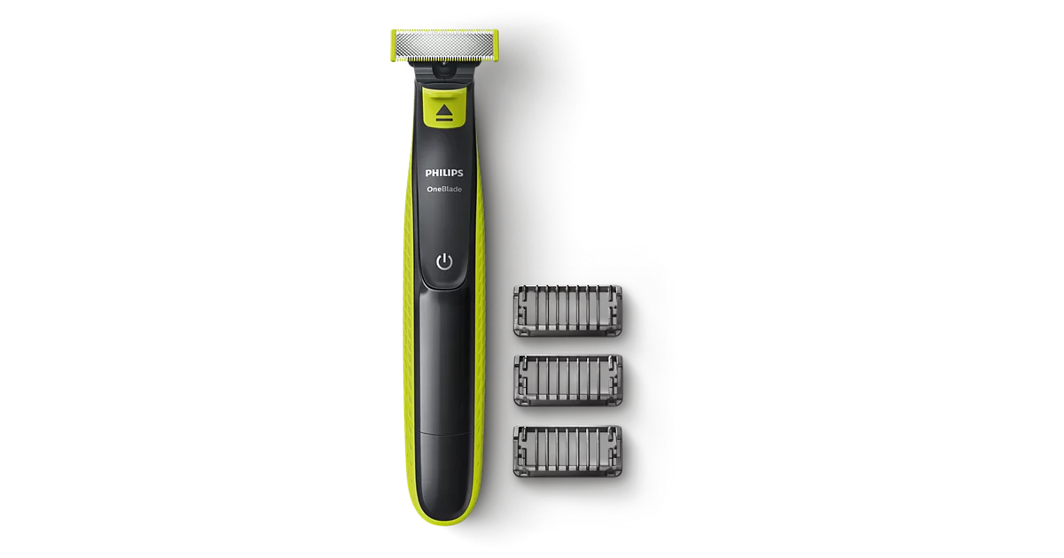 Philips OneBlade QP2525/10 by Philips — product image showing the trimmer body, blade head and attachments
