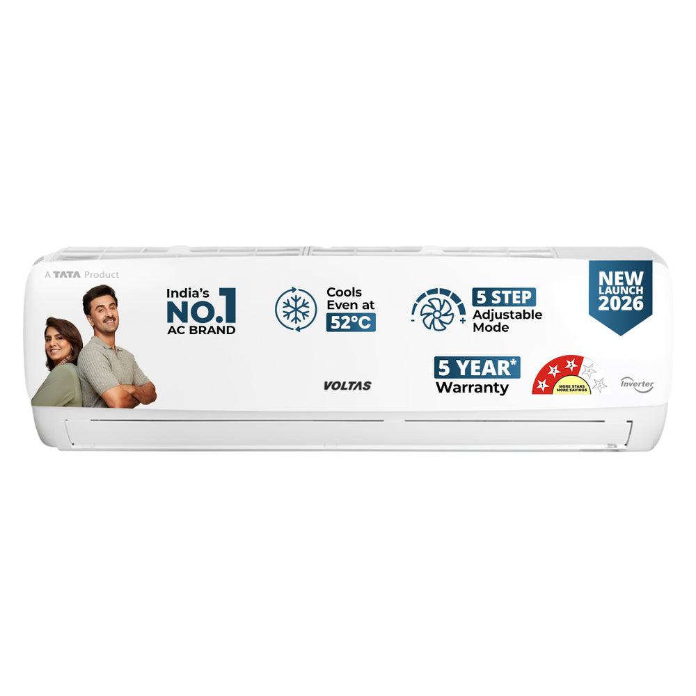 Voltas 1 Ton 3 Star Inverter Split AC 123INV Vectra Elegant by Voltas — official product image of the air conditioner