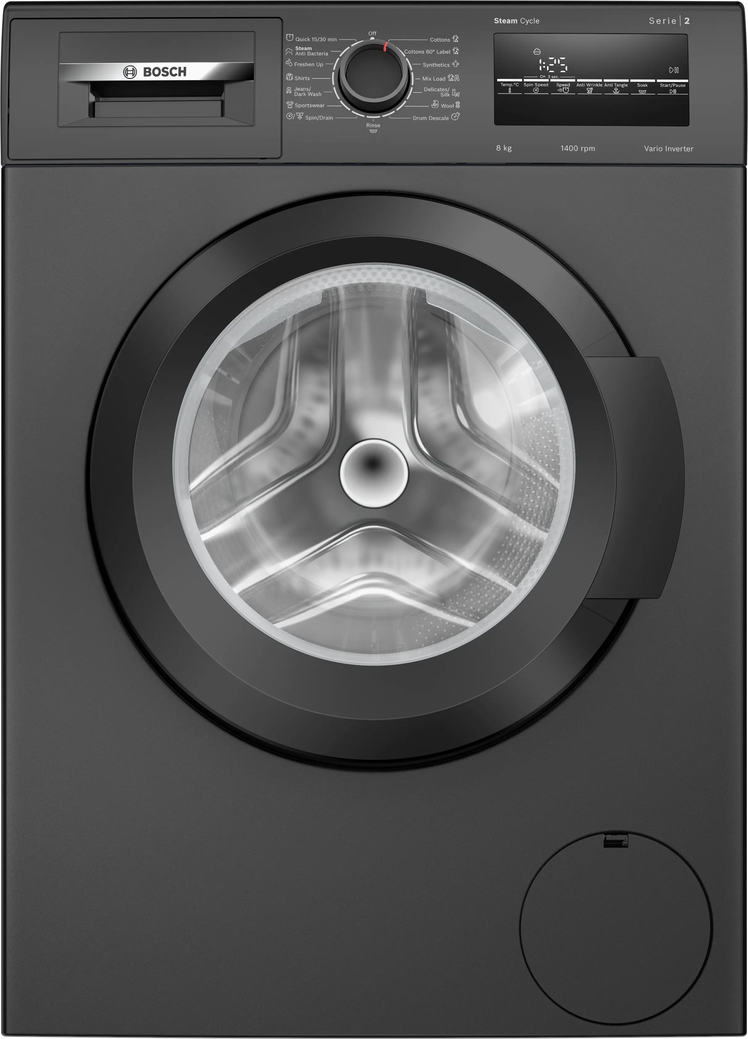 Bosch 8 kg Front Load Washing Machine (Series 2 WAJ2826CIN) by Bosch — official product photo of the washing machine
