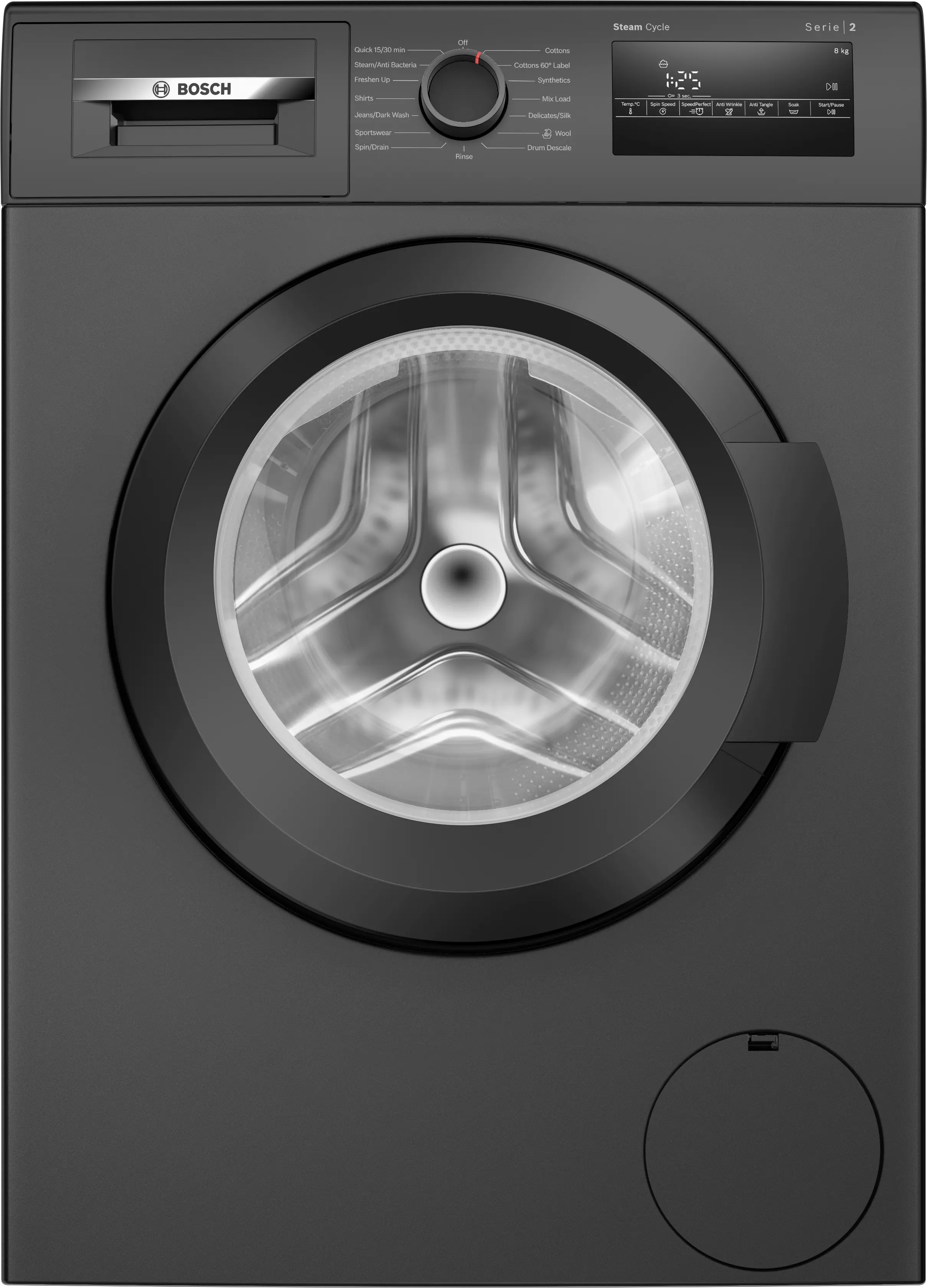 Bosch 8 kg Front Load Washing Machine (Series 2 WAJ2826DIN) by Bosch — official product photo of the washing machine