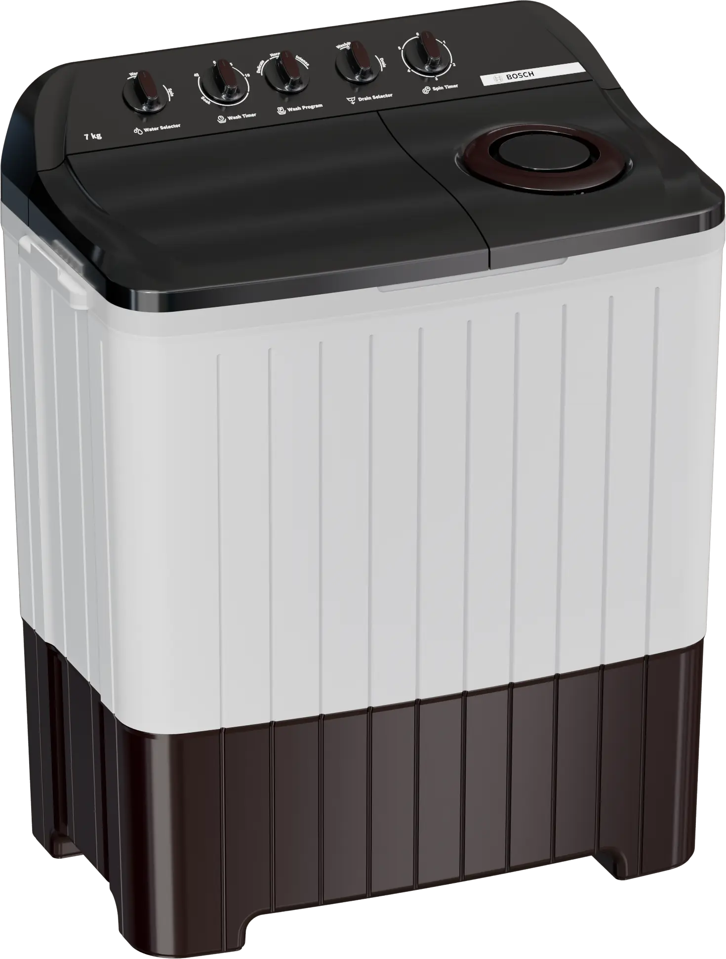 Bosch 7 kg Semi-Automatic Washing Machine (Series 2 WJP70AU0IN) by Bosch — official product photo of the washing machine
