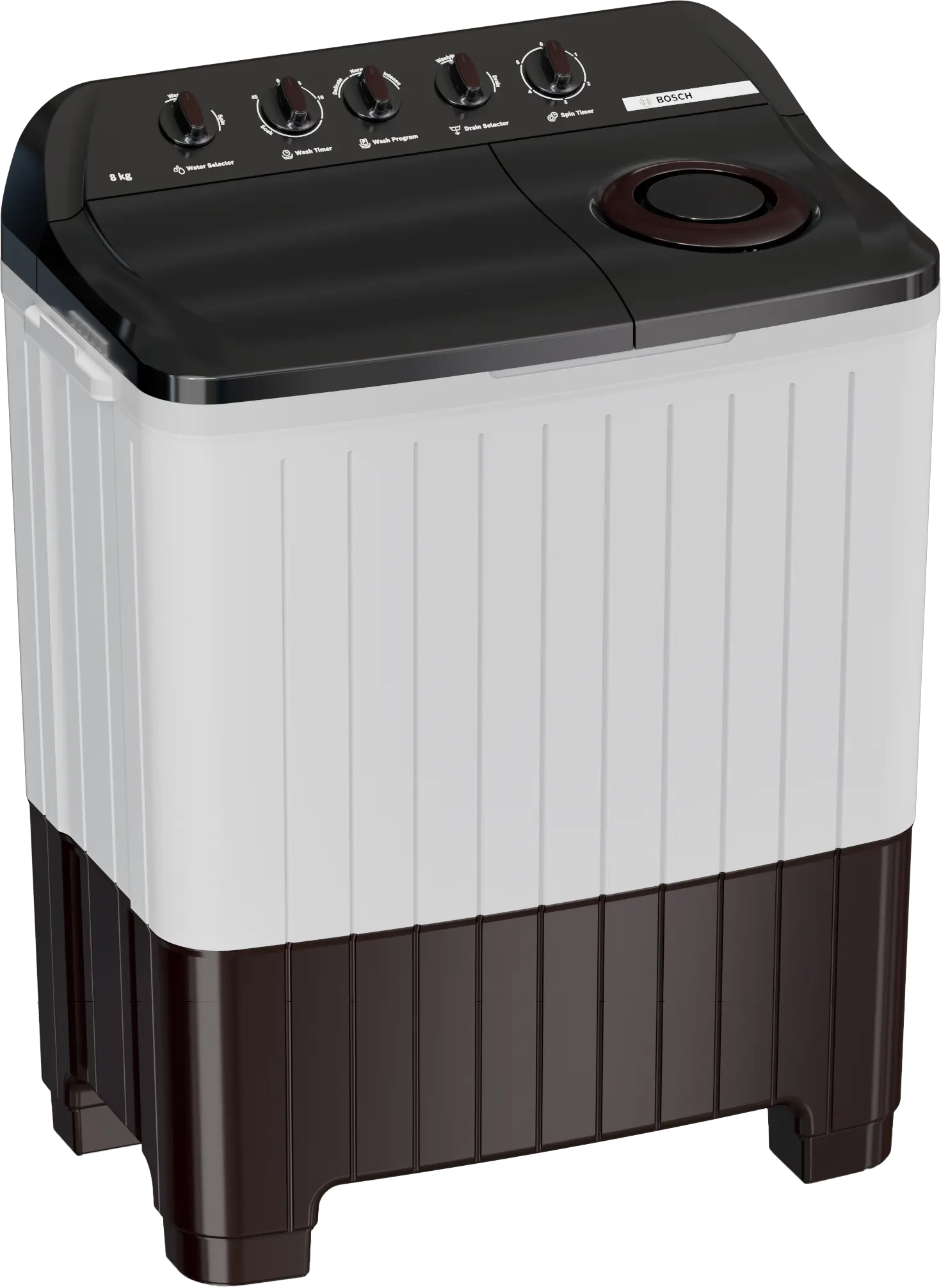 Bosch 8 kg Semi-Automatic Washing Machine (Series 2 WJP80AU0IN) by Bosch — official product photo of the washing machine
