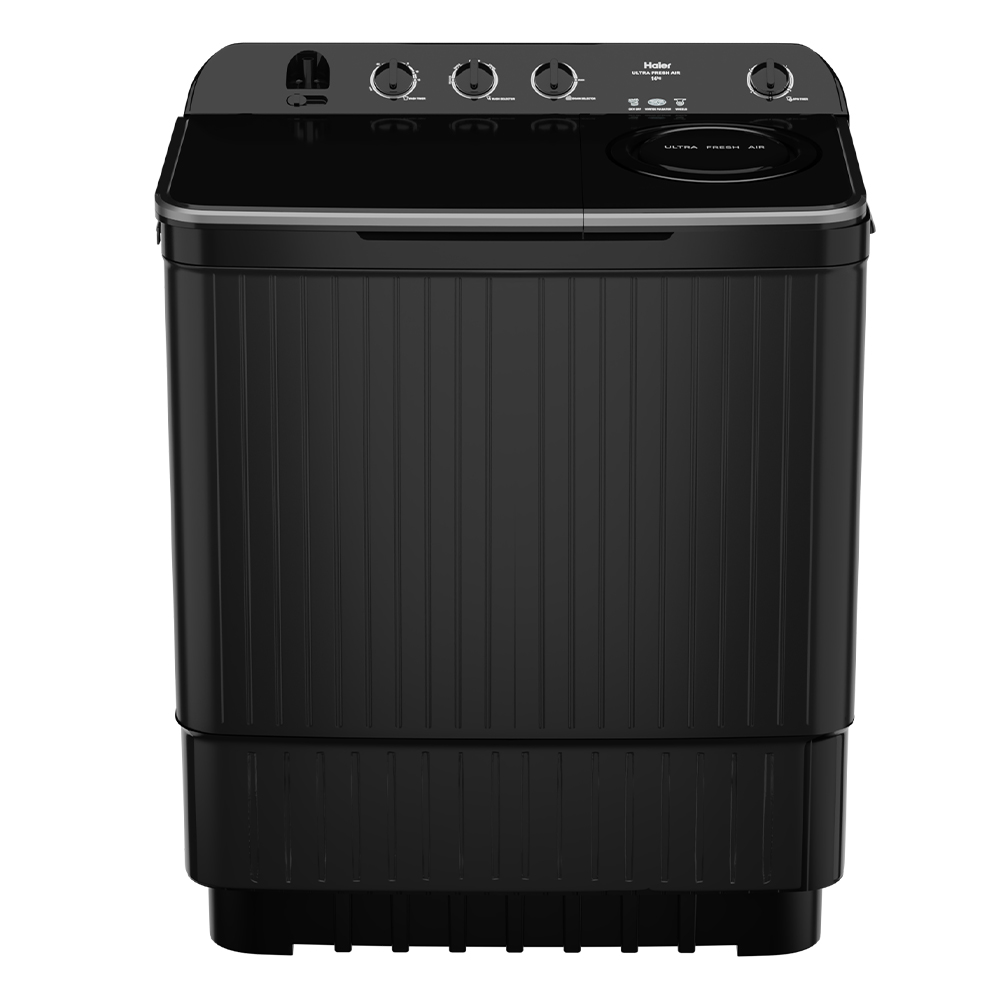 Haier 14 kg Semi-Automatic Washing Machine (HTW140-196BK) by Haier — official product photo of the washing machine