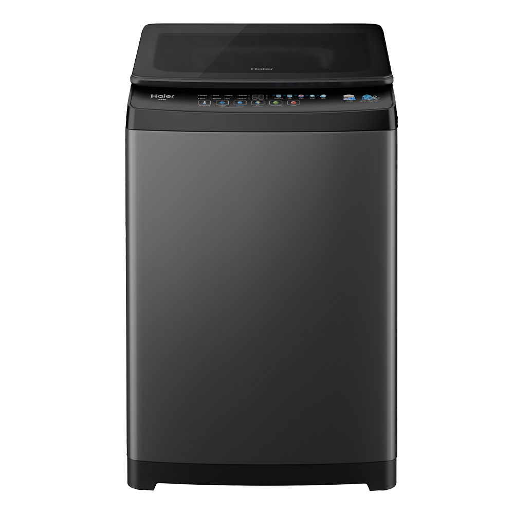 Haier 10 kg 5 Star Top Load Washing Machine (HWM100-H326BK) by Haier — official product photo of the washing machine