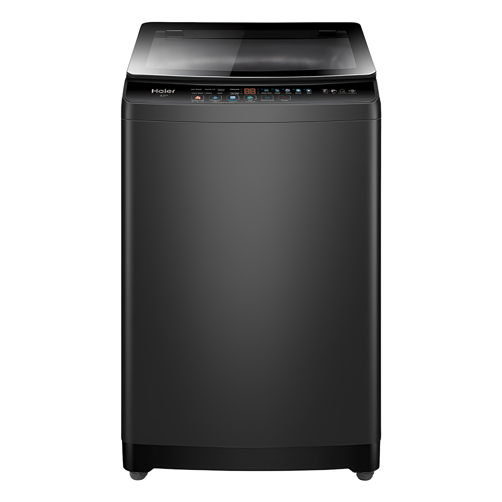 Haier 8 kg 5 Star Top Load Washing Machine (HWM80-H320BK) by Haier — official product photo of the washing machine