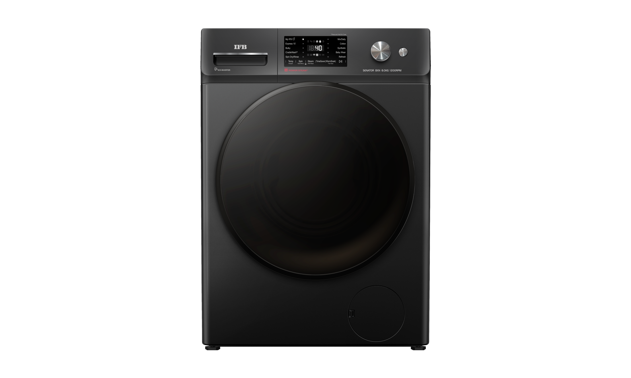 IFB 8 kg 5 Star Front Load Washing Machine (SENATOR BXN 8012K CMS) by IFB — official product photo of the washing machine