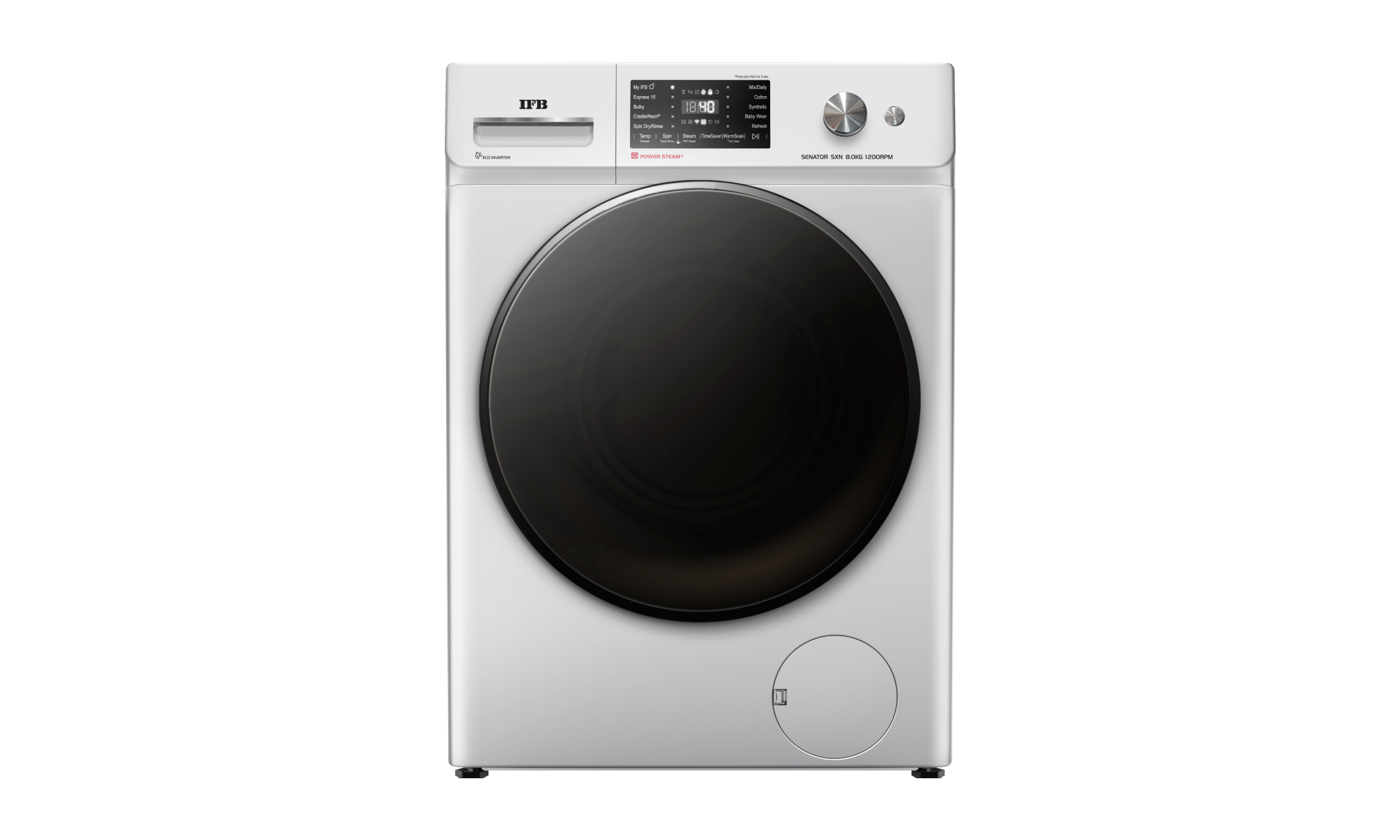 IFB 8 kg 5 Star Front Load Washing Machine (SENATOR SXN 8012K CMS) by IFB — official product photo of the washing machine