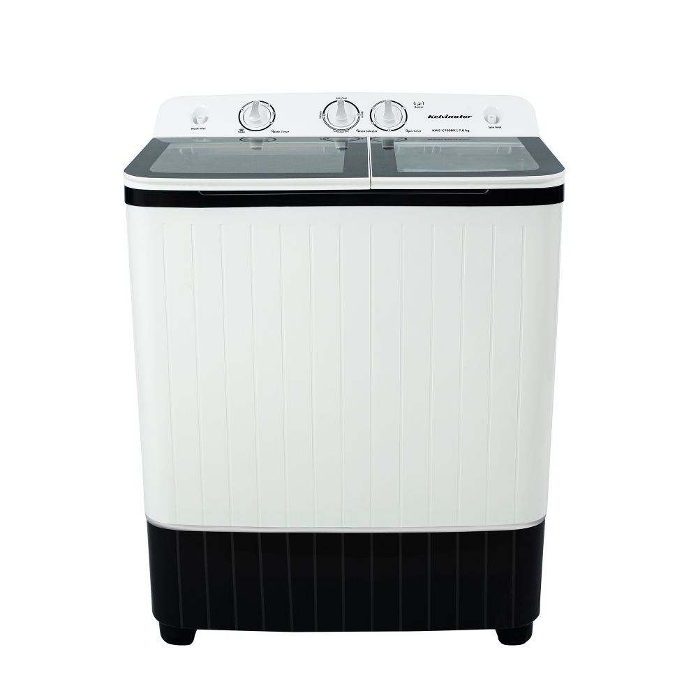 Kelvinator 7 kg Semi-Automatic Washing Machine (KWS-C700BK) by Kelvinator — official product photo of the washing machine