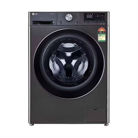 LG 9 kg 5 Star Front Load Washing Machine (FHP1209Z9B) by LG — official product photo of the washing machine