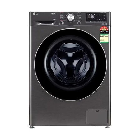 LG 12 kg 5 Star Front Load Washing Machine (FHP1412Z9B) by LG — official product photo of the washing machine