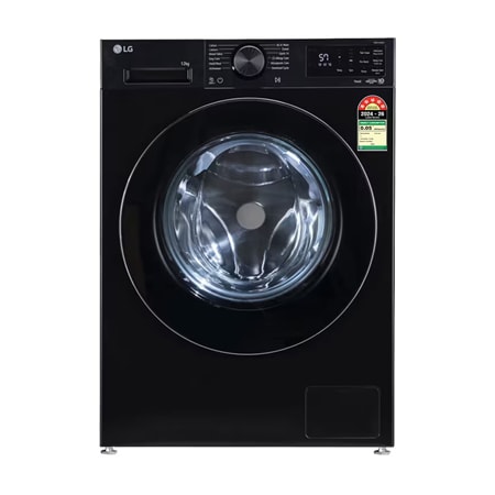 LG 12 kg 5 Star Front Load Washing Machine (FX1412N3O) by LG — official product photo of the washing machine