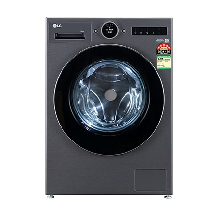 LG 12 kg 5 Star Front Load Washing Machine (FX1412N9K) by LG — official product photo of the washing machine