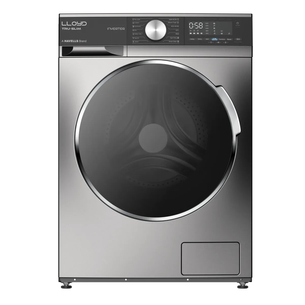 Lloyd 8 kg Front Load Washing Machine (Tru Slim GLWF804TSGGB) by Lloyd — official product photo of the washing machine