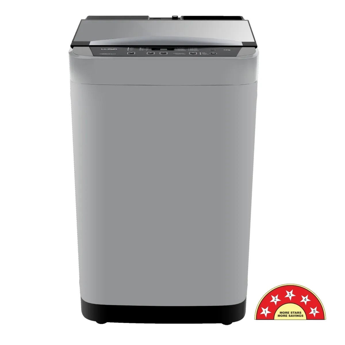 Lloyd 7 kg 5 Star Top Load Washing Machine (Aquamatic+ GLWT705AMGLG) by Lloyd — official product photo of the washing machine