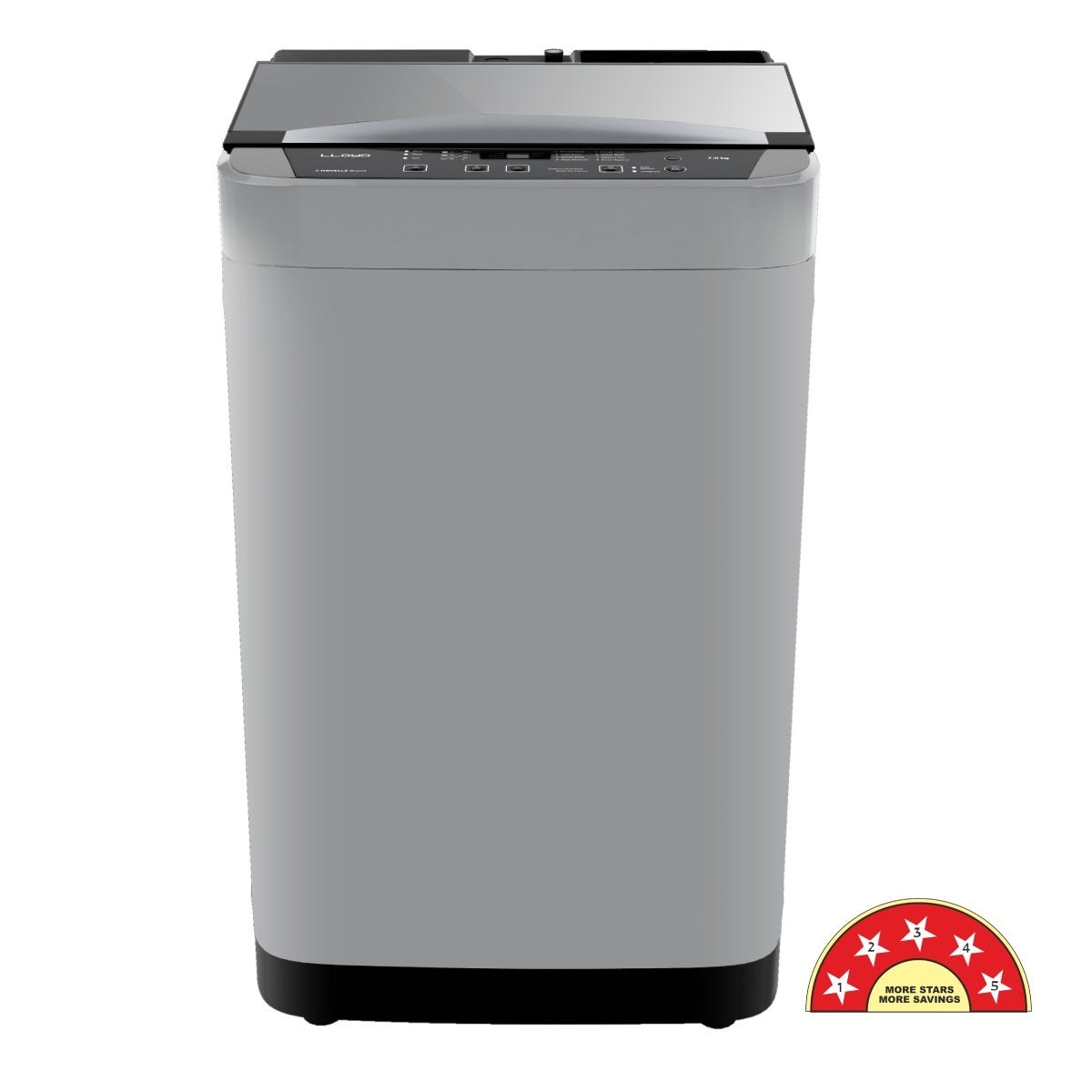 Lloyd 8 kg 5 Star Top Load Washing Machine (Aquamatic+ GLWT805AMGLG) by Lloyd — official product photo of the washing machine