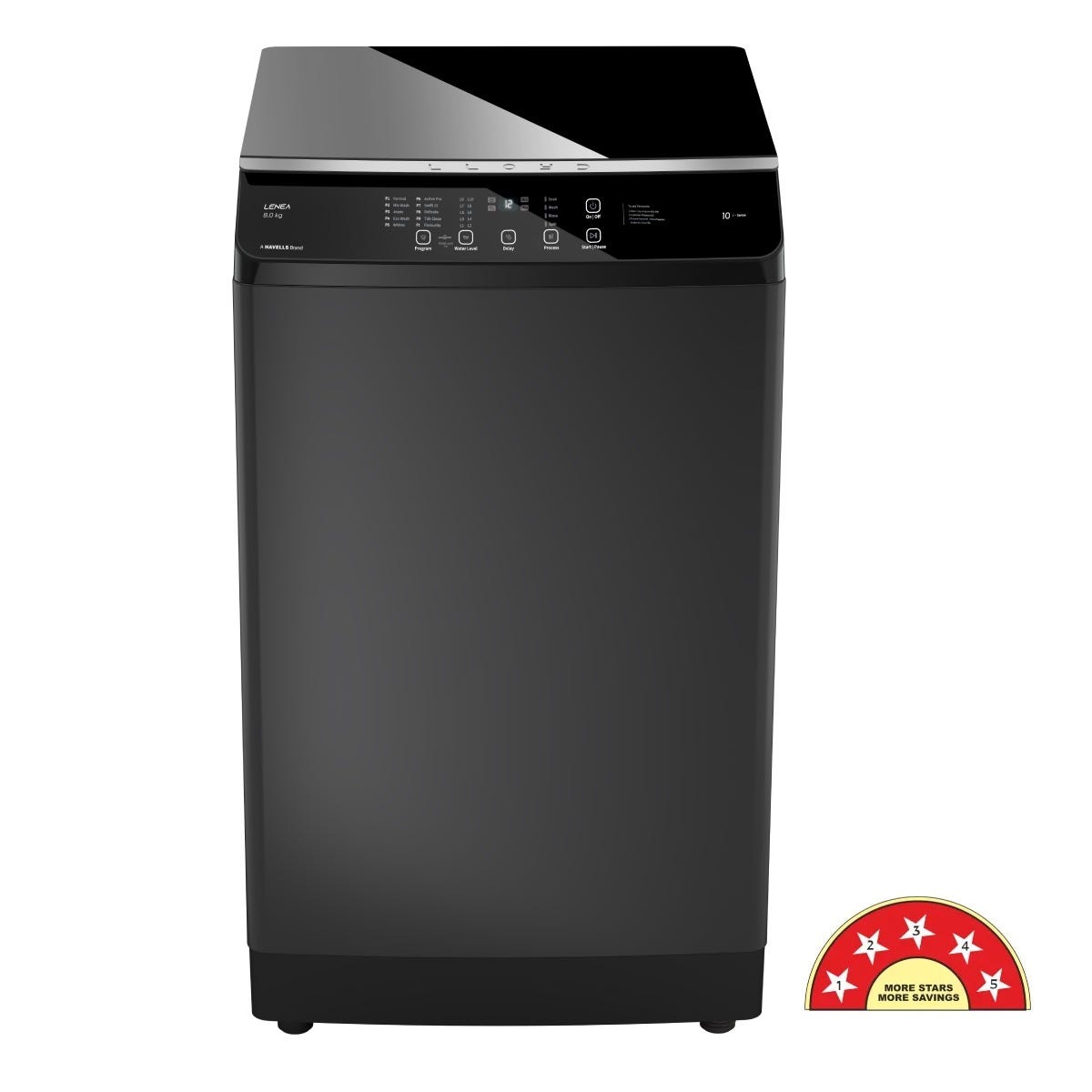 Lloyd 8 kg 5 Star Top Load Washing Machine (Lenea GLWT805L50EB) by Lloyd — official product photo of the washing machine
