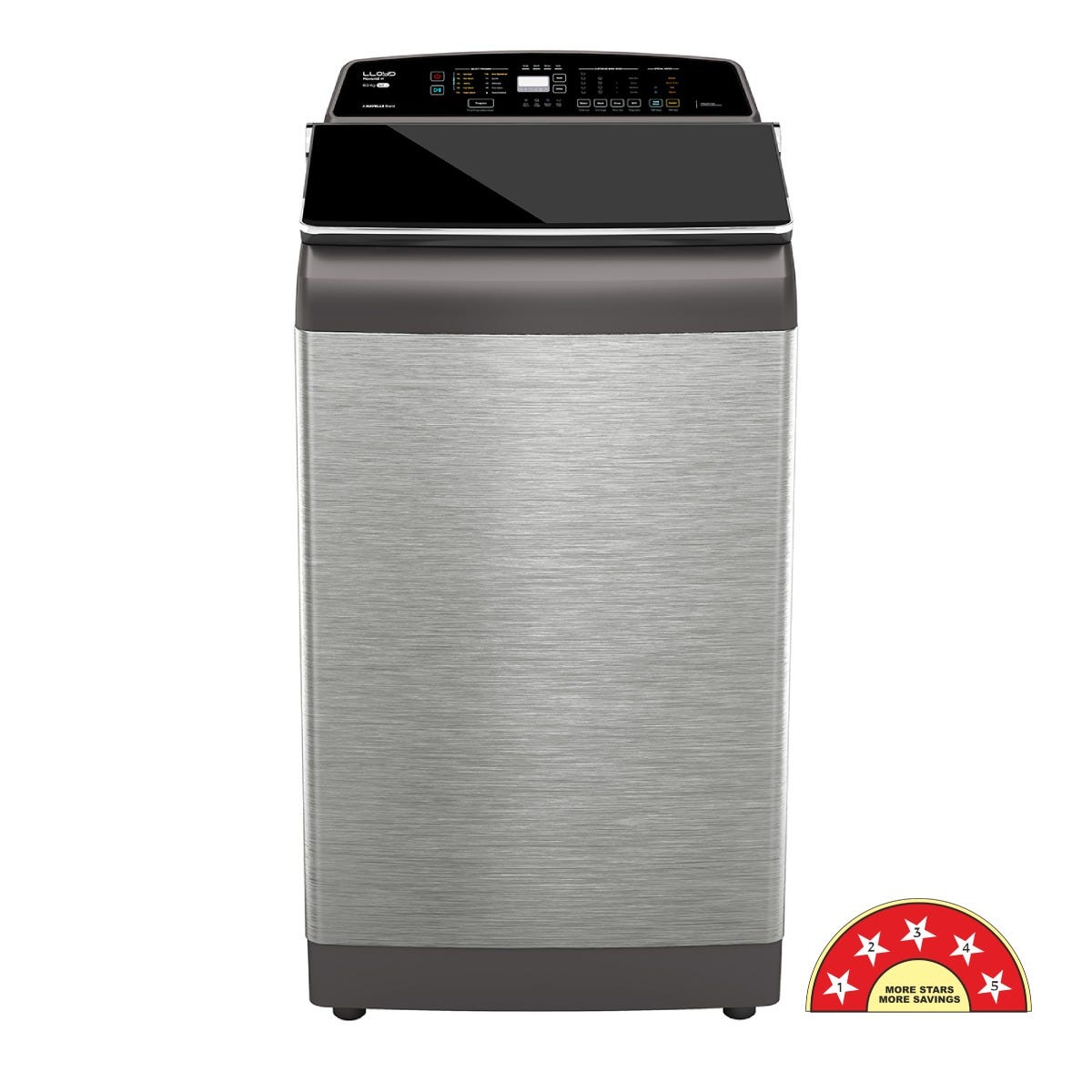 Lloyd 8 kg 5 Star Top Load Washing Machine (Novante IOT GLWT805N12SS) by Lloyd — official product photo of the washing machine