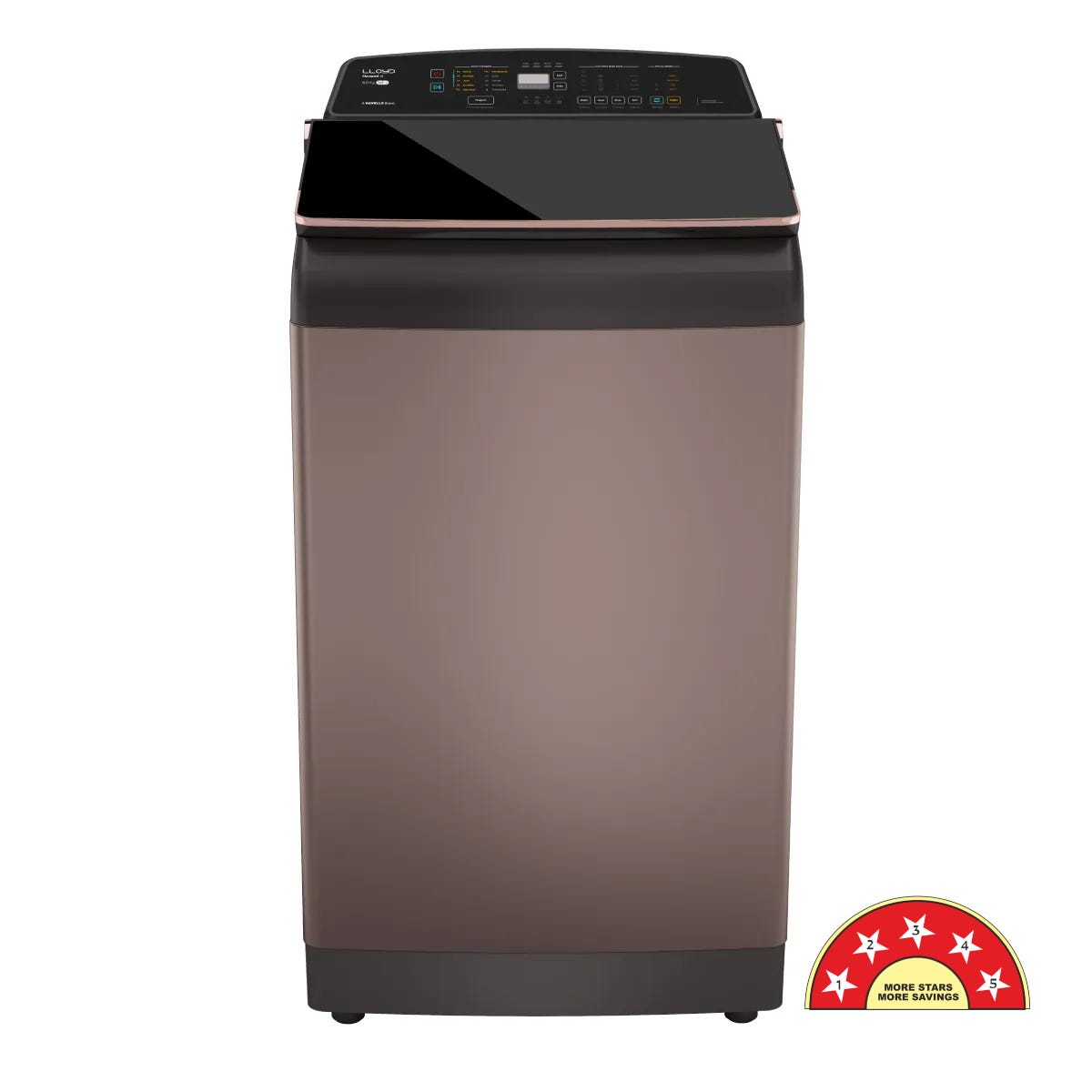 Lloyd 8.5 kg 5 Star Top Load Washing Machine (Novante IOT GLWT855N12CB) by Lloyd — official product photo of the washing machine