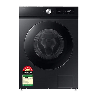 Samsung 12 kg Front Load Washer Dryer (WD12FB7B34GB) by Samsung — official product photo of the washing machine