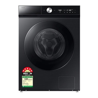 Samsung 12 kg Front Load Washer Dryer (WD12FB8B94GB) by Samsung — official product photo of the washing machine