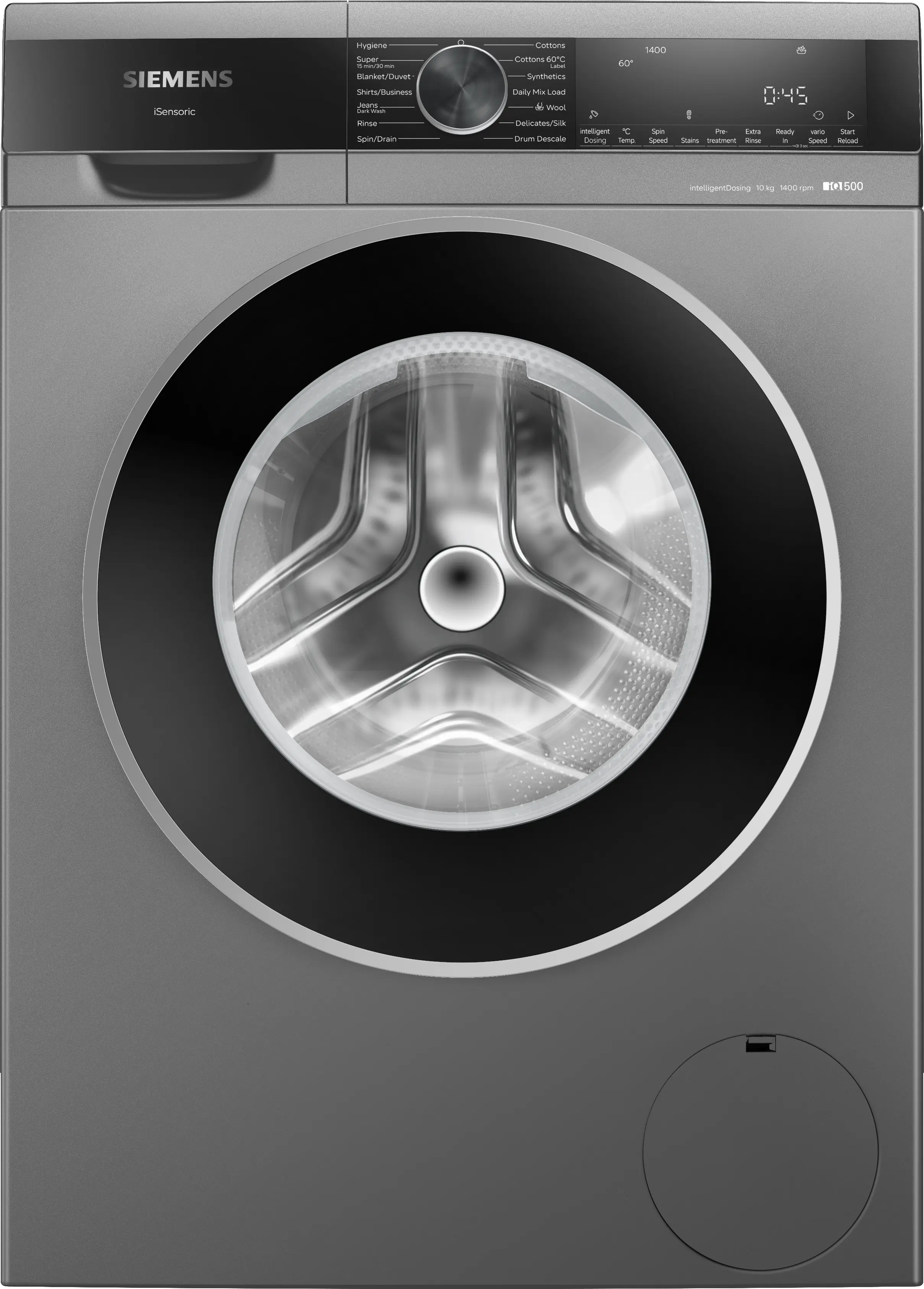 Siemens 10 kg Front Load Washing Machine (iQ500 WG54A2IRIN) by Siemens — official product photo of the washing machine