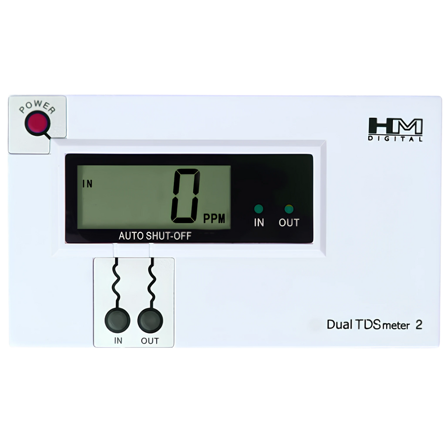 HM Digital DM-2: Commercial In-Line Dual TDS Monitor by HM Digital — official product photo of the water treatment product