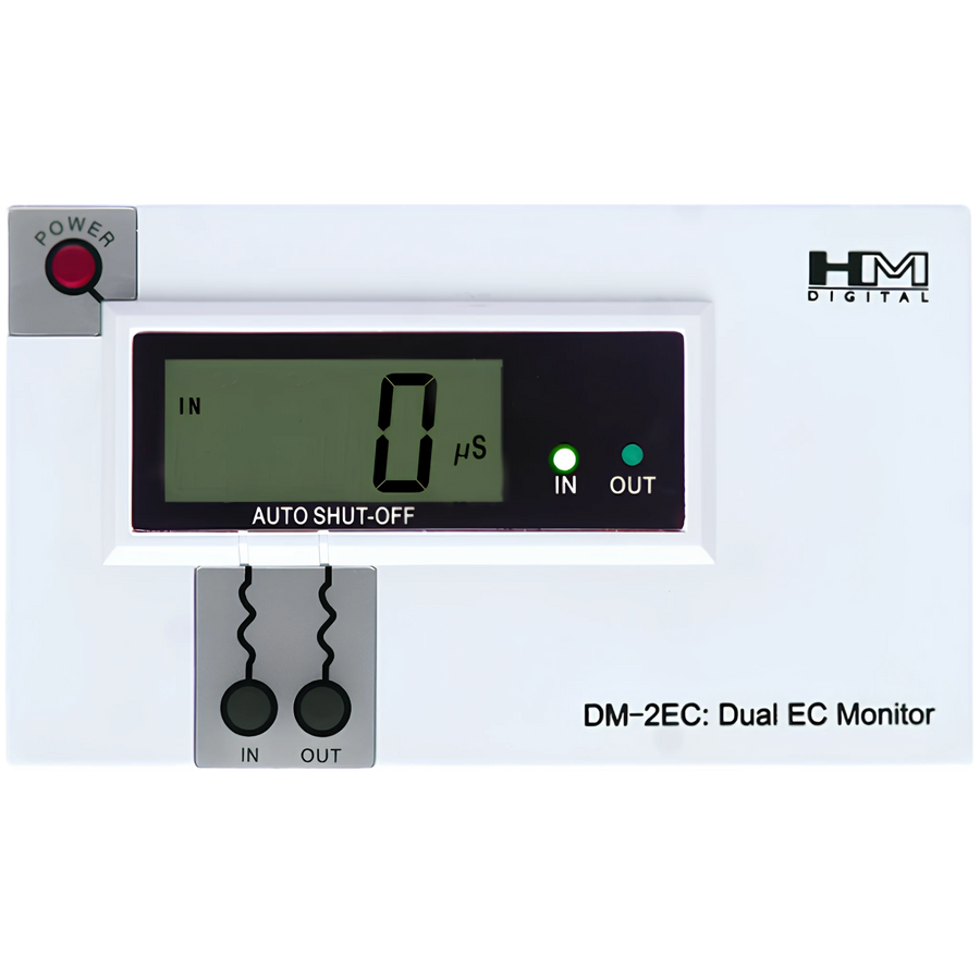 HM Digital DM-2EC: Commercial In-Line Dual EC Monitor by HM Digital — official product photo of the water treatment product