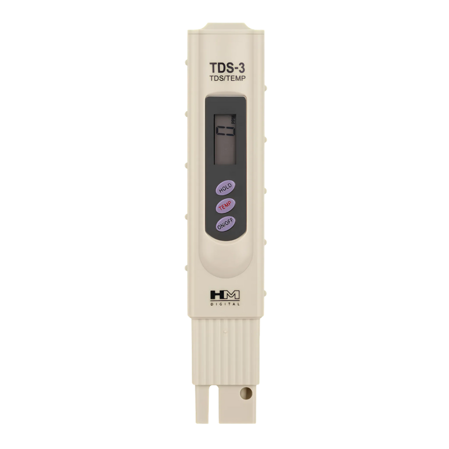 HM Digital TDS-3: Handheld TDS Meter with Carrying Case by HM Digital — official product photo of the water treatment product