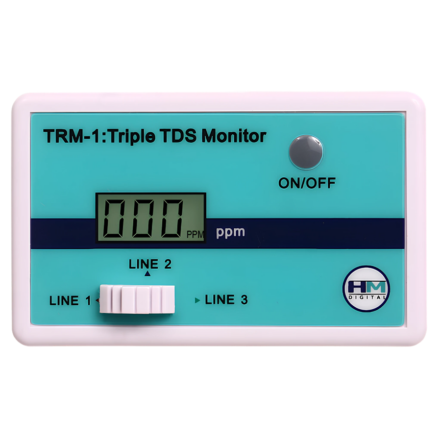 HM Digital TRM-1: Triple In-Line TDS Monitor by HM Digital — official product photo of the water treatment product