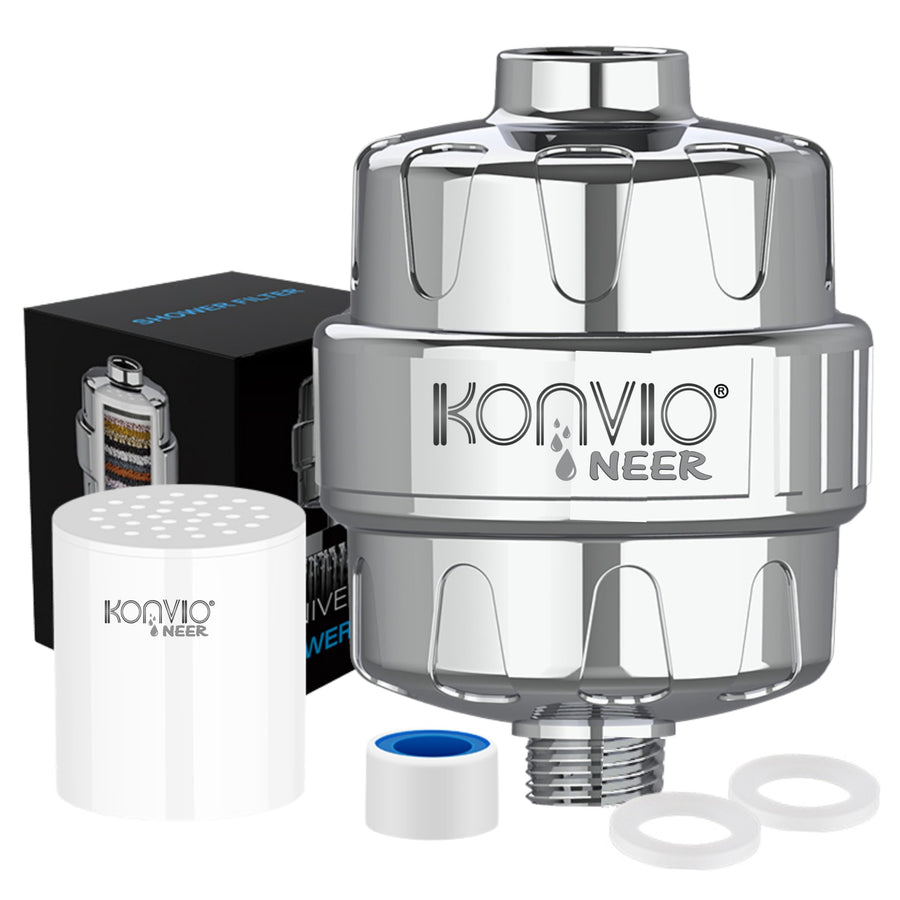 Konvio Neer 22-stage advanced Shower Filter for Hard Water (22-stage) by Konvio — official product photo of the water treatment product