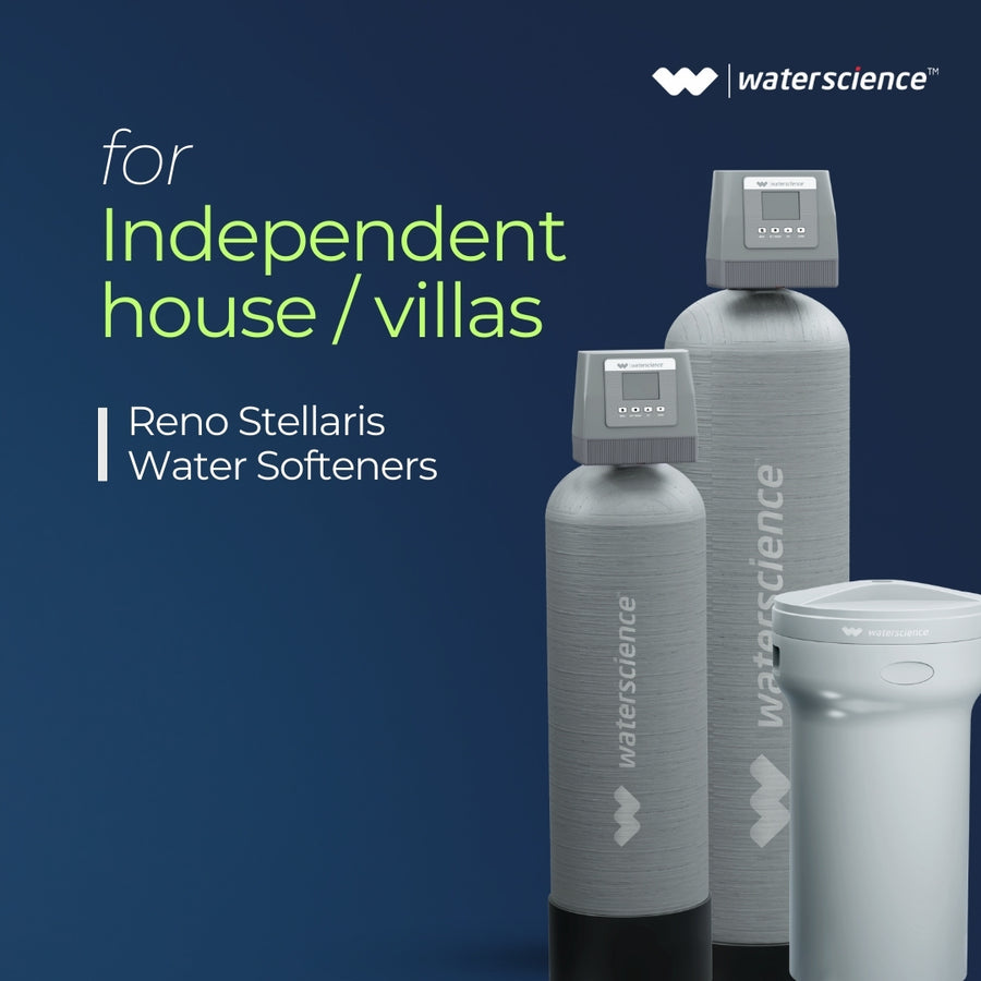 The Water Science RENO Stellaris - Whole House / Independent House / Villas Whole-house water filter by The Water Science — official product photo of the water treatment product
