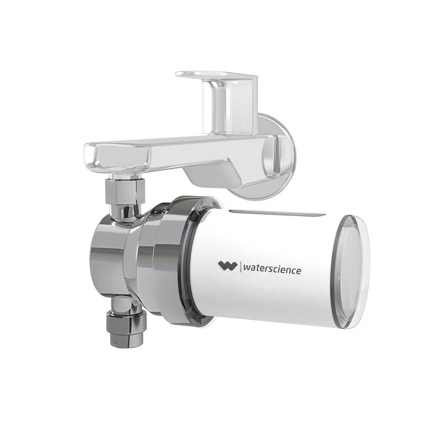 The Water Science Shower & Tap Filter for Hard Water - VERSA-STF-1025 by The Water Science — official product photo of the water treatment product