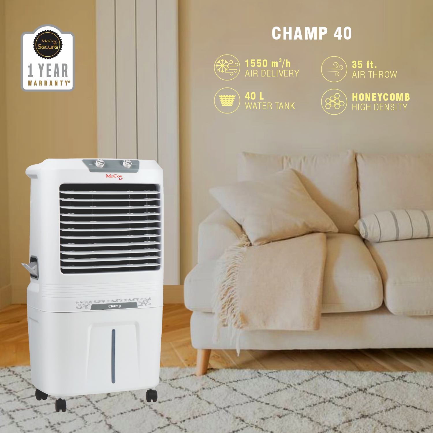 McCoy -Champ 40L DG cooler purifier by McCoy — product image