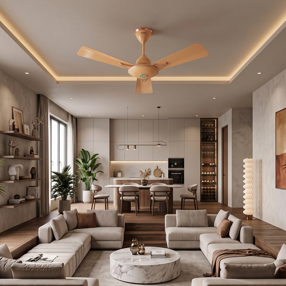 Orpat BLDC Ceiling Fan – Moneysaver Prime One 900 S – 28W – Coco fan purifier by Orpat — product image