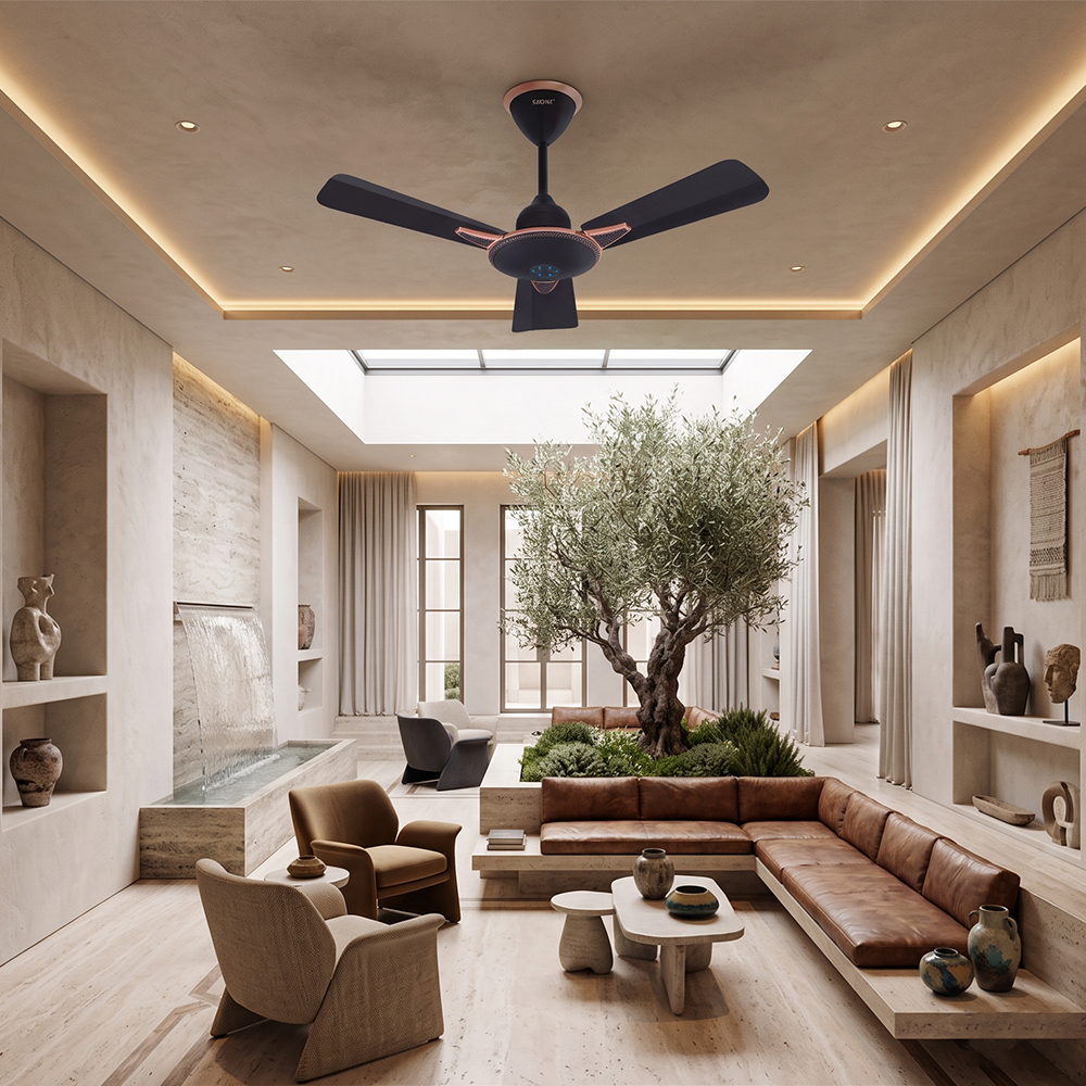 Orpat BLDC Ceiling Fan – Moneysaver Prime One 900 S – 28W – Titanium fan purifier by Orpat — product image