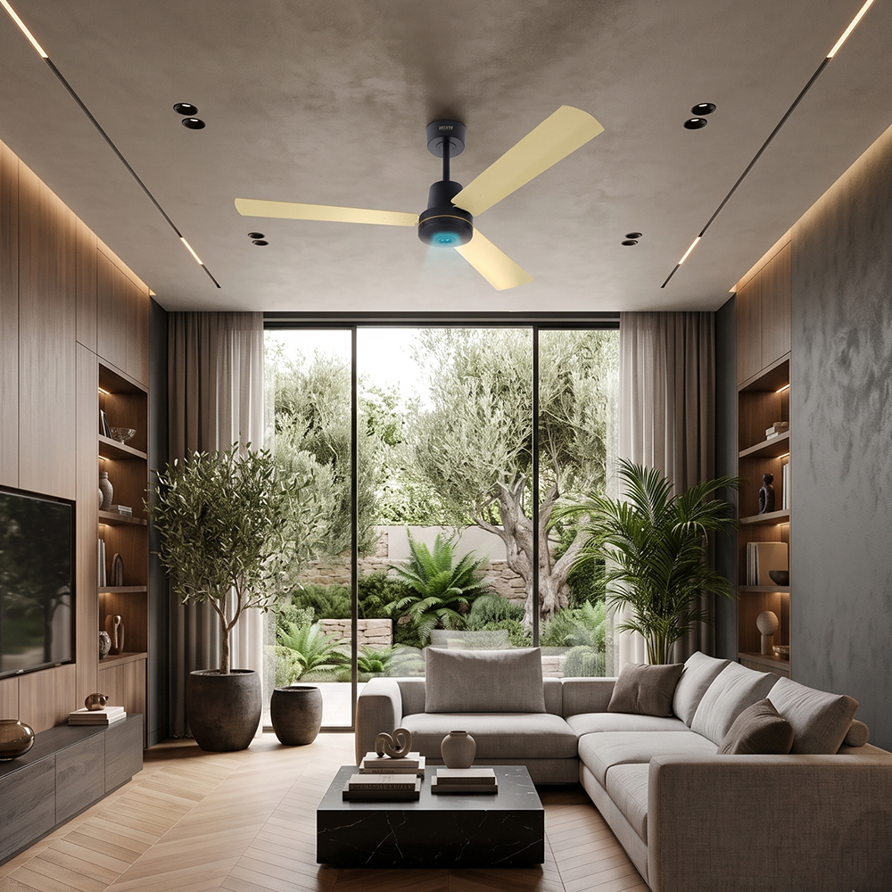 Orpat BLDC Ceiling Fan – Moneysaver Genz – 28W – AB Ivory CG fan purifier by Orpat — product image