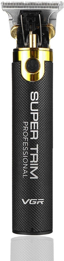 VGR professional V-082 SUPER TRIM Professional Hair Trimmer Trimmer by VGR — product image showing the trimmer body, blade head and attachments