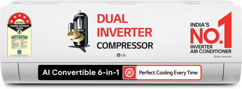 LG 1.5 Ton 5 Star Inverter Split AC 2025 by LG — official product image of the air conditioner