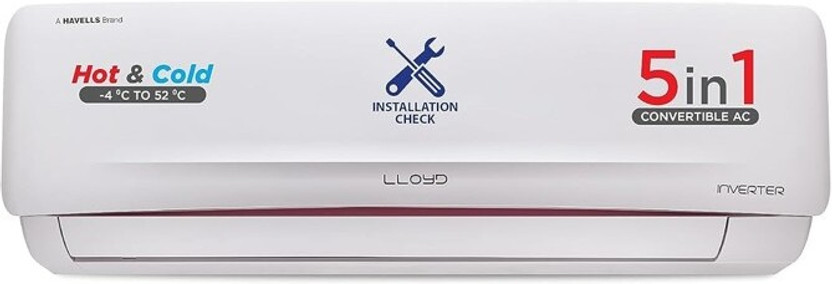 Lloyd 1.5 Ton 5 Star Hot & Cold Inverter Split AC with Wi-Fi 2025 by Lloyd — official product image of the air conditioner