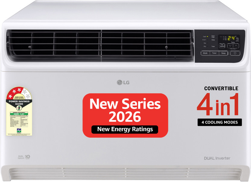 LG 1.5 Ton 3 Star Inverter Window AC 2026 by LG — official product image of the air conditioner