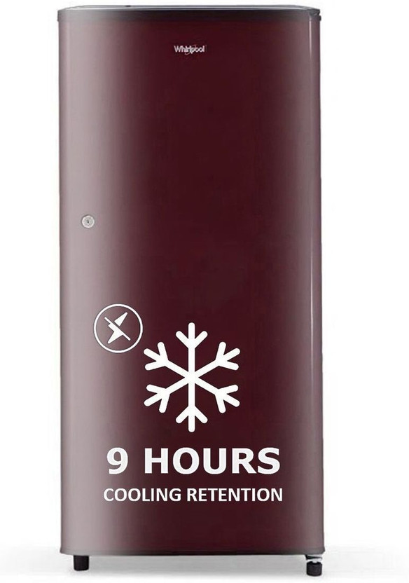 Whirlpool 180 L 1 Star Direct Cool Single Door Refrigerator refrigerator by Whirlpool — product image showing the cabinet, doors and handle